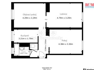 Prodej bytu 3+1, Frýdek-Místek - Frýdek, Tolstého, 57 m2