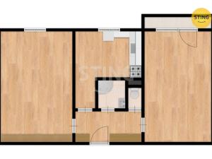 Pronájem bytu 2+1, Hodonín, Družstevní čtvrť, 56 m2