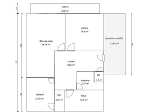 Prodej bytu 3+1, Třebíč - Podklášteří, Zámecká, 234 m2