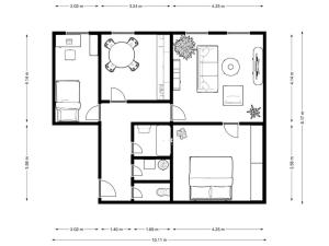 Pronájem bytu 3+1, Rohatec, Nádražní, 65 m2