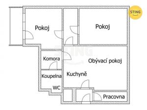 Pronájem bytu 4+kk, Prostějov, Slovenská, 82 m2