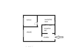 Prodej bytu 2+kk, Praha - Troja, Hnězdenská, 41 m2