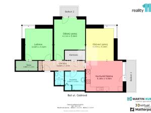 Prodej bytu 3+kk, Jesenice, Cedrová, 104 m2
