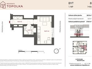 Prodej bytu 1+kk, Praha - Nusle, Na Topolce, 27 m2