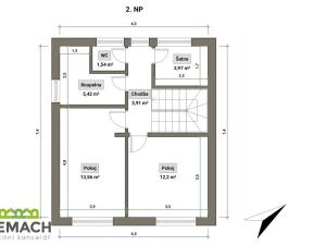 Prodej nízkoenergetického domu, Pohořelice, Potoky, 144 m2