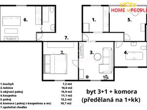 Prodej bytu 3+1, České Budějovice - České Budějovice 5, U Lávky, 86 m2