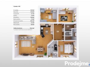 Prodej rodinného domu, Hostim, 113 m2