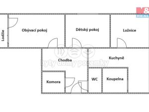 Prodej bytu 3+1, Krupka - Bohosudov, Havlíčkova, 62 m2