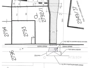 Prodej pozemku pro bydlení, České Budějovice, Kostelní, 241 m2