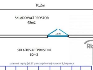 Pronájem skladu, Frýdek-Místek - Frýdek, Slezská, 105 m2