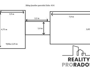 Prodej vinného sklepa, Josefov, 25 m2