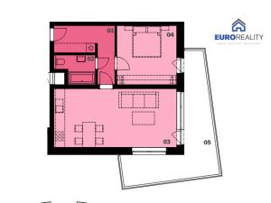 Pronájem bytu 2+kk, Karlovy Vary - Rybáře, Sedlecká, 60 m2