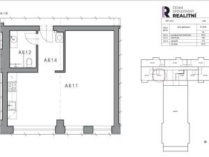 Pronájem bytu 1+kk, Zlín, Lorencova, 42 m2