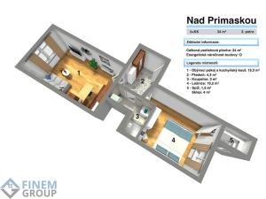 Prodej bytu 2+kk, Praha - Strašnice, Nad Primaskou, 38 m2