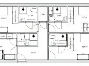 Prodej ubytování, Praha - Prosek, Litvínovská, 80 m2