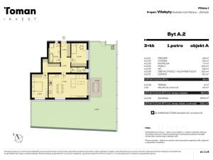 Prodej bytu 3+kk, Hluboká nad Vltavou, Rybova, 96 m2