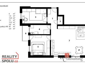 Prodej bytu 3+kk, Pelhřimov, Sdružená, 102 m2