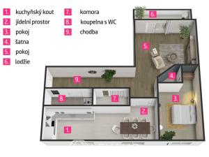 Prodej bytu 3+kk, Třebíč, Lidická, 62 m2