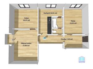 Prodej bytu 3+1, Plzeň - Lobzy, Ke Kukačce, 62 m2