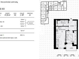 Prodej bytu 2+kk, Olomouc, Loudova, 47 m2