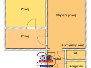 Prodej bytu 1+1, Vlachovo Březí, Sídliště, 42 m2