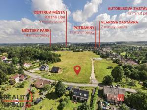 Prodej pozemku pro bydlení, Krásná Lípa, Elišky Krásnohorské, 1051 m2