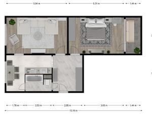 Prodej bytu 2+1, Nýřany, Komenského, 63 m2