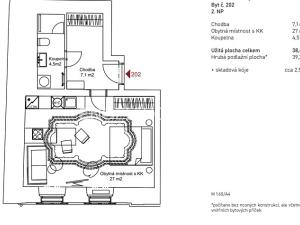 Pronájem bytu 1+kk, Praha - Malá Strana, Nosticova, 39 m2