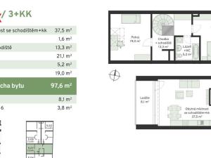 Prodej bytu 3+kk, České Budějovice - České Budějovice 6, Chelčického, 108 m2