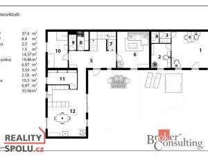 Prodej rodinného domu, Čestlice, Na Návsi, 430 m2