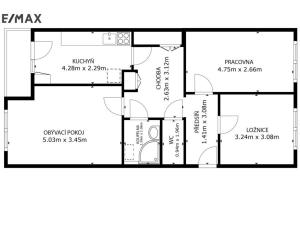 Prodej bytu 3+1, Praha - Kamýk, Pšenčíkova, 66 m2