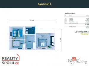 Prodej bytu 3+kk, Slapy, 58 m2