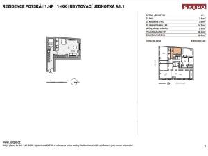 Prodej bytu 1+kk, Praha - Vinohrady, Polská, 38 m2