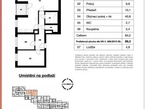 Prodej bytu 3+kk, Český Krumlov - Latrán, Za Jitonou, 89 m2