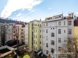 Pronájem bytu 1+kk, Praha - Karlín, Hybešova, 33 m2