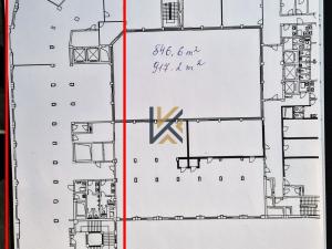 Pronájem kanceláře, Praha - Karlín, Thámova, 884 m2
