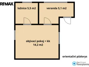 Prodej chaty, Valdíkov, 33 m2