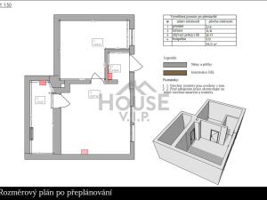 Prodej bytu 2+kk, Hořany, 45 m2