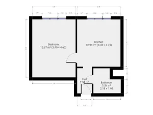 Pronájem bytu 2+kk, Praha - Zličín, Nedašovská, 37 m2