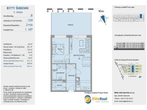 Prodej bytu 2+kk, Olomouc - Nová Ulice, Třída Jiřího Pelikána, 57 m2