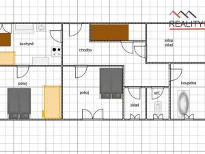 Prodej rodinného domu, Borovnice, 85 m2