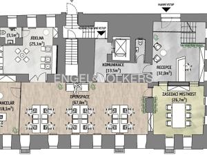 Pronájem obchodního prostoru, Praha - Smíchov, Kroftova, 208 m2