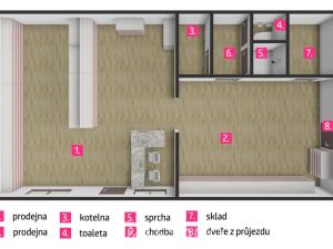 Pronájem obchodního prostoru, Horní Újezd, 130 m2