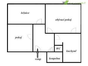 Prodej bytu 3+1, Kadov, 74 m2