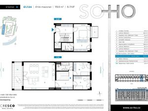 Prodej bytu 4+kk, Praha - Holešovice, V Háji, 119 m2