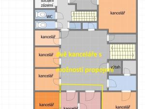 Pronájem kanceláře, Nové Město nad Metují, Komenského, 51 m2