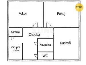 Prodej bytu 2+1, České Budějovice - České Budějovice 3, 65 m2