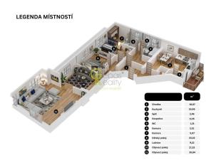 Pronájem bytu 4+1, Praha - Staré Město, Martinská, 132 m2