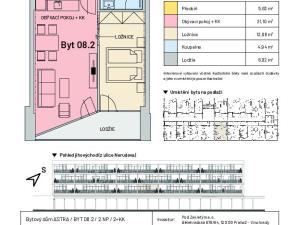 Prodej bytu 2+kk, Sezimovo Ústí, náměstí Tomáše Bati, 52 m2