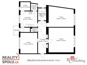 Prodej bytu 4+1, Brno - Zábrdovice, Plynárenská, 112 m2